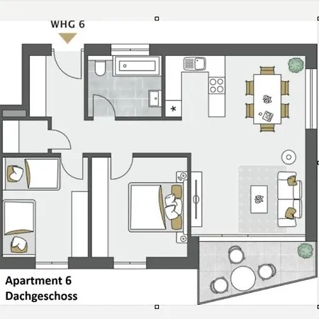 Urban-apartmenthaus Zwischen Berg Und 아파트 *